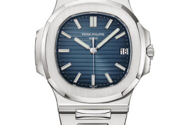 Patek Philippe Nautilus with blue face